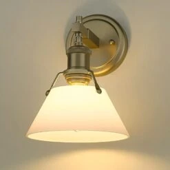 Golden Lighting Orwell 1-Light Bath Vanity In Brushed Champagne Bronze -Home Decoration Series 59660720 2