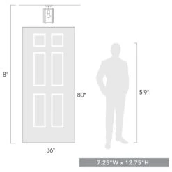 Golden Lighting Tribeca Semi-Flush In Matte Black With Pewter -Home Decoration Series 59663260 3