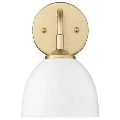 Golden Lighting Zoey 1-Light Wall Sconce In Olympic Gold -Home Decoration Series 59663609 3