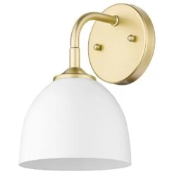 Golden Lighting Zoey 1-Light Wall Sconce In Olympic Gold -Home Decoration Series 59663609 4