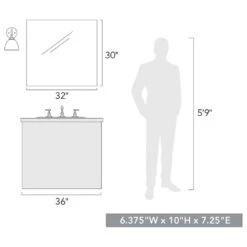 Golden Lighting Zoey 1-Light Wall Sconce In Pewter And White -Home Decoration Series 59663641 5