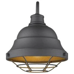 Golden Lighting Bartlett Outdoor Wall Sconce In Natural Black -Home Decoration Series 59663997 4