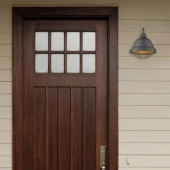 Golden Lighting Bartlett Outdoor Wall Sconce In Natural Black -Home Decoration Series 59663997 6