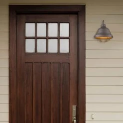 Golden Lighting Bartlett Outdoor Wall Sconce In Textured Bronze -Home Decoration Series 59664003 6