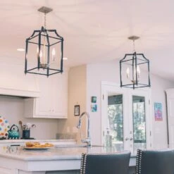 Golden Lighting Leighton 3-Light Pendant In Pewter -Home Decoration Series 59664334 4