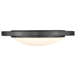Golden Lighting 13.5" Astra Flush Mount In Matte Black -Home Decoration Series 59664433 3