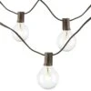 The Gerson Company 20' Electric Patio Light String In Brown And Clear - Set Of 2 -Home Decoration Series 59742783 1
