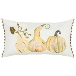 Rizzy Home Transitional Floral 14" X 26" Pillow In Multicolor
