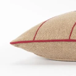 Rizzy Home Transitional Geometric 14" X 26" Pillow In Natural -Home Decoration Series 59774851 3