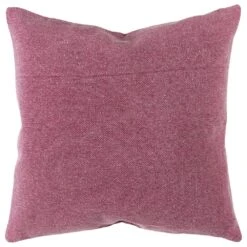 Rizzy Home Transitional Solid 22" Down Filled Pillow In Berry -Home Decoration Series 59775668 3