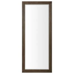 Hawthorne Furniture Preston Floor Mirror In Weathered Vintage Oak -Home Decoration Series 59978726 3