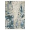 Oriental Weavers Bauer Abstract 2'3" X 7'6" Blue Runner 1 Oriental Weavers Bauer Abstract 2'3" X 7'6" Blue Runner -Home Decoration Series 5997921 1