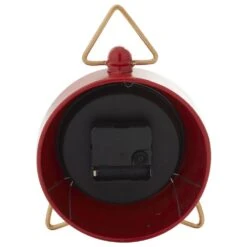 Maple And Jade Table Clock In Bright Red And Gold -Home Decoration Series 60021292 5