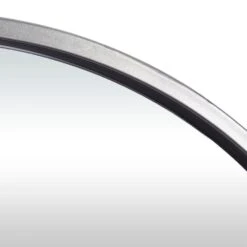 Maple And Jade 30" Round Wall Mirror In Glossy Silver -Home Decoration Series 60023231 3