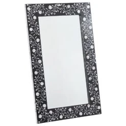 Maple And Jade 30" X 47" Wall Mirror In Black And White -Home Decoration Series 60023421 7