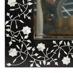 Maple And Jade 30" X 47" Wall Mirror In Black And White -Home Decoration Series 60023421 9