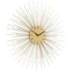 Maple And Jade 19" Metal Wall Clock In Gold