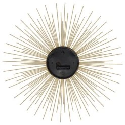 Maple And Jade 19" Metal Wall Clock In Gold -Home Decoration Series 60025137 7