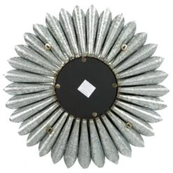 Maple And Jade 32" Round Wall Mirror In Grey And Gold -Home Decoration Series 60028099 11