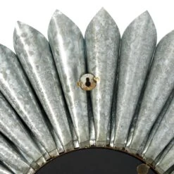 Maple And Jade 32" Round Wall Mirror In Grey And Gold -Home Decoration Series 60028099 3