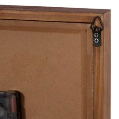 Maple And Jade Farmhouse Wall Clock With Shelf In Brown -Home Decoration Series 60030988 5