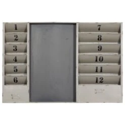 Maple And Jade 24" X 36" Wall Decor In Distressed Gray