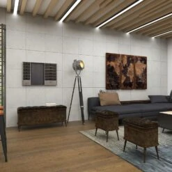 Maple And Jade 24" X 36" Wall Decor In Distressed Gray -Home Decoration Series 60031275 11