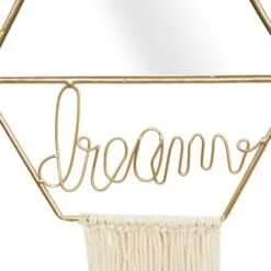 Novogratz Contemporary Wall Mirror In Polished Gold (Set Of 2) -Home Decoration Series 60031655 3