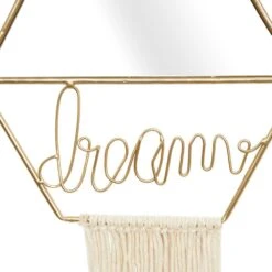 Novogratz Contemporary Wall Mirror In Polished Gold (Set Of 2) -Home Decoration Series 60031655 9