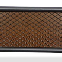 Maple And Jade 31" Square Wall Mirror In Rich Brown And Dark Gray -Home Decoration Series 60031812 10