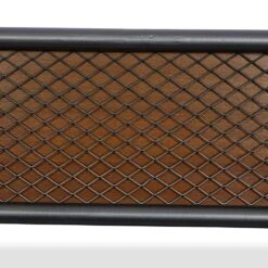 Maple And Jade 31" Square Wall Mirror In Rich Brown And Dark Gray -Home Decoration Series 60031812 3