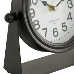Maple And Jade 8" Clock In Black And White (Set Of 2) -Home Decoration Series 60031887 3