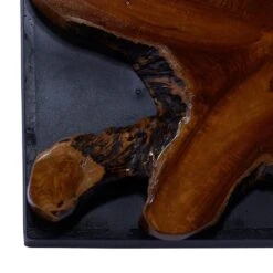 Maple And Jade 36" X 16" Wall Decor In Brown And Black -Home Decoration Series 60032133 3