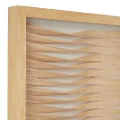 Maple And Jade 24" X 24" Abstract Framed Wall Art In Brown And Beige (Set Of 2) 23 Maple And Jade 24" X 24" Abstract Framed Wall Art In Brown And Beige (Set Of 2) -Home Decoration Series 60032505 3