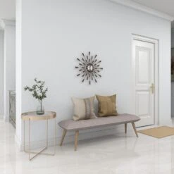 Maple And Jade Wall Clock In Silver And Black 32 Maple And Jade Wall Clock In Silver And Black -Home Decoration Series 60033495 14