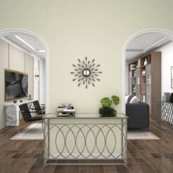 Maple And Jade Wall Clock In Silver And Black 33 Maple And Jade Wall Clock In Silver And Black -Home Decoration Series 60033495 15