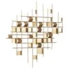 CosmoLiving By Cosmopolitan 32" X 32" Contemporary Wall Decor In Gold -Home Decoration Series 60034568 1