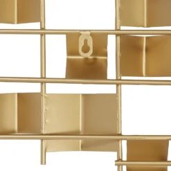 CosmoLiving By Cosmopolitan 32" X 32" Contemporary Wall Decor In Gold -Home Decoration Series 60034568 4