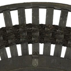 Maple And Jade 36" Round Wall Mirror In Black, White And Red -Home Decoration Series 60036837 11