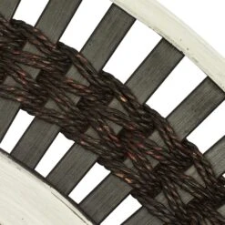 Maple And Jade 36" Round Wall Mirror In Black, White And Red -Home Decoration Series 60036837 3