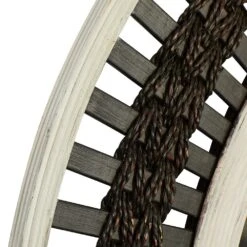 Maple And Jade 36" Round Wall Mirror In Black, White And Red -Home Decoration Series 60036837 4