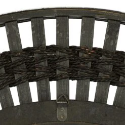 Maple And Jade 36" Round Wall Mirror In Black, White And Red -Home Decoration Series 60036837 5