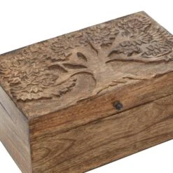 Maple And Jade Rustic Box In Natural Brown (Set Of 3) -Home Decoration Series 60039872 3