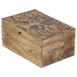 Maple And Jade Rustic Box In Natural Brown (Set Of 3) -Home Decoration Series 60039872 5