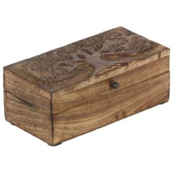 Maple And Jade Rustic Box In Natural Brown (Set Of 3) -Home Decoration Series 60039872 6