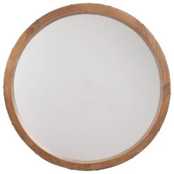 Signature Design By Ashley Jamesburg Accent Wall Mirror In Brown And Black