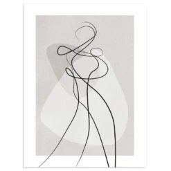 Lumaprints Shape Of You 4 24" X 18" Wall Art In Multicolor -Home Decoration Series 60081890 3