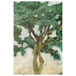 Lumaprints Green Tree Line III 24" X 16" Wall Art In Multicolor -Home Decoration Series 60085214 3