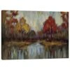 Lumaprints Fall Aquarelle Crop 24" X 18" Wall Art In Multicolor -Home Decoration Series 60089489 1