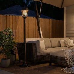 Kenroy Villa Portable Outdoor Post Lantern In Oil Rubbed Bronze -Home Decoration Series 60124500 7